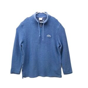 WEIRD FISH Cruiser 1/4 Zip Eco Macaroni Fabric Blue UNISEX S Chest 42" NWOT $180